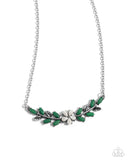 Leafy Layover - White - Paparazzi Accessories