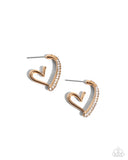 Curling Cameo - Gold - Paparazzi Accessories