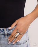 Longhorn Luxe - White - Paparazzi Accessories
