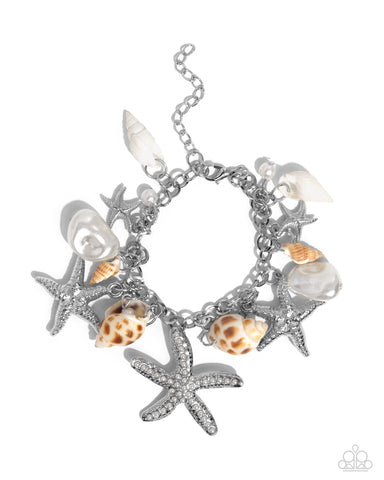Seashell Song - White - Paparazzi Accessories