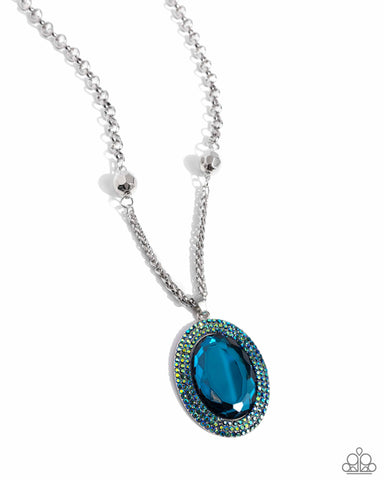 Manufactured Majesty - Blue - Paparazzi Accessories