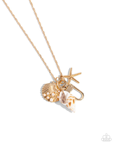 Coastal Crowd - Gold - Paparazzi Accessories