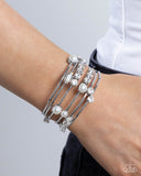 Showtime Sparkle - White - Paparazzi Accessories
