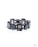Cloudy Conversation - Black - Paparazzi Accessories