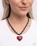 Austere Attraction - Red - Paparazzi Accessories