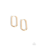Paramount Paperclips - Gold - Paparazzi Accessories