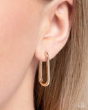 Paramount Paperclips - Gold - Paparazzi Accessories