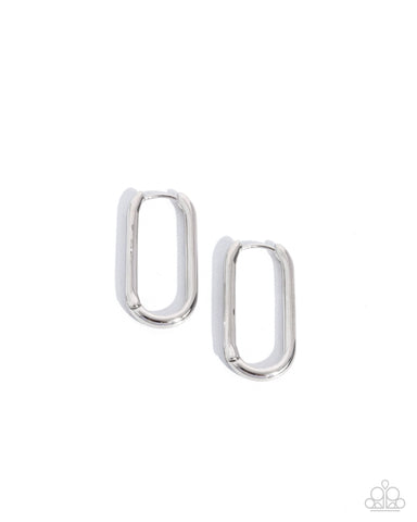 Paramount Paperclips - Silver - Paparazzi Accessories
