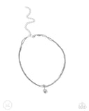 Teeming Teardrop - Silver - Paparazzi Accessories