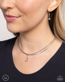 Teeming Teardrop - Silver - Paparazzi Accessories