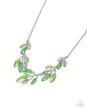 Lyrical Leaves - Green - Paparazzi Accessories