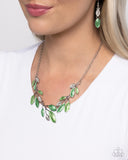 Lyrical Leaves - Green - Paparazzi Accessories