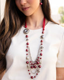 All the Trimmings - Red - Paparazzi Accessories