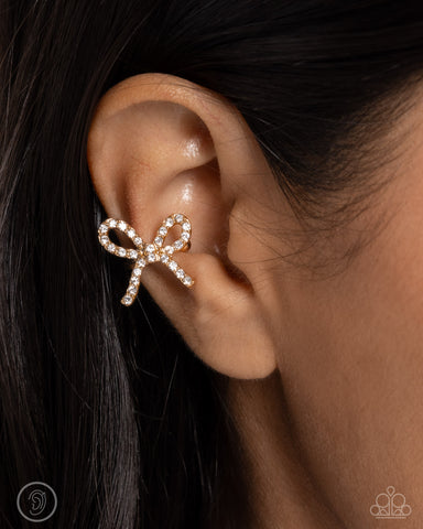 Convincing Charm - Gold - Paparazzi Accessories