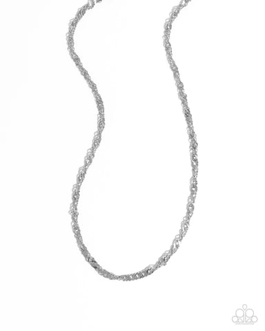 Chain Confrontation - Silver - Paparazzi Accessories