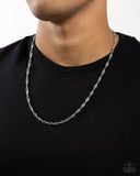 Chain Confrontation - Silver - Paparazzi Accessories