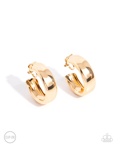Round Reputation - Gold - Paparazzi Accessories