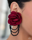 Dramatic Dame - Red - Paparazzi Accessories