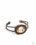 Braided Balance - Brass - Paparazzi Accessories