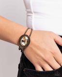 Braided Balance - Brass - Paparazzi Accessories