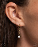 Endearing Edge - Brass - Paparazzi Accessories