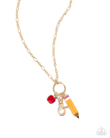 First Day of School - Gold - Paparazzi Accessories