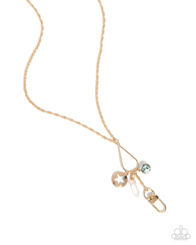 Limitless Lanyard - Gold - Paparazzi Accessories