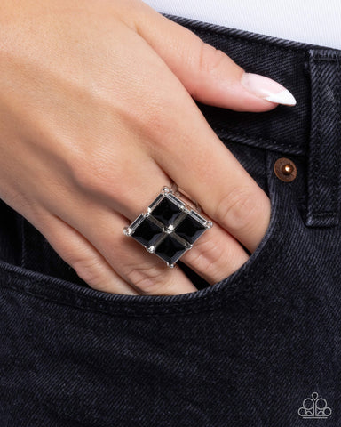 Window Whimsy - Black - Paparazzi Accessories