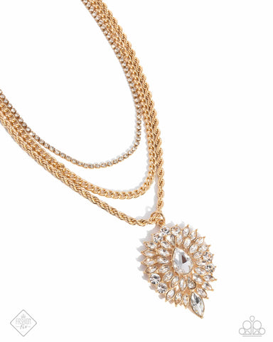 Adorably Administrative - Gold - Paparazzi Accessories