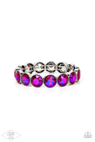 Number One Knockout - Pink Multi - Paparazzi Accessories