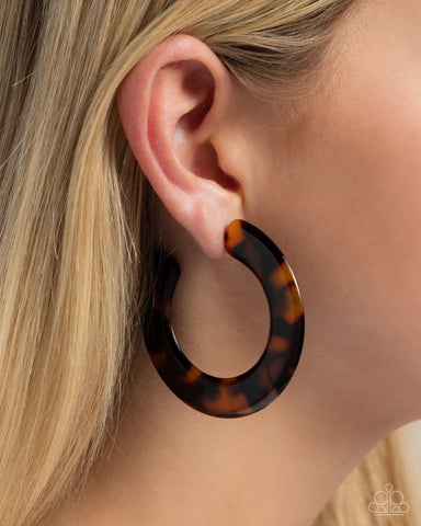 Spotted Scoop - Brown - Paparazzi Accessories