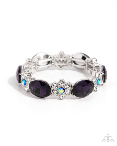 Staycation Sparkle - Purple - Paparazzi Accessories