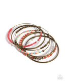 Seed Bead Shimmer - Brass - Paparazzi Accessories