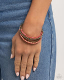 Seed Bead Shimmer - Brass - Paparazzi Accessories