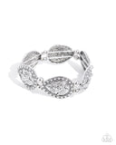 Roaring Rose - Silver - Paparazzi Accessories
