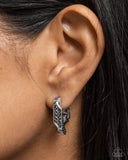 Warped Welcome - Silver - Paparazzi Accessories