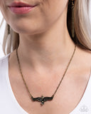 Eagle Exception - Brass - Paparazzi Accessories
