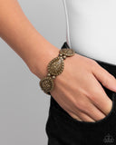 Roaring Rose - Brass - Paparazzi Accessories