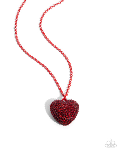 Smitten Sensation - Red - Paparazzi Accessories