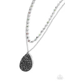 Druzy Delight - Silver - Paparazzi Accessories