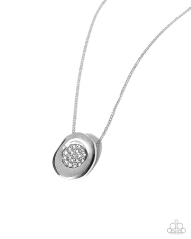 Gently Glistening - White - Paparazzi Accessories