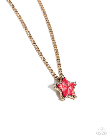 Lone Star Story - Red - Paparazzi Accessories