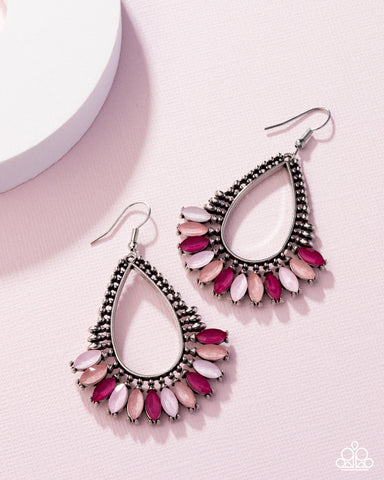 Pronged Pattern - Pink - Paparazzi Accessories