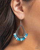 Pronged Pattern - Blue - Paparazzi Accessories