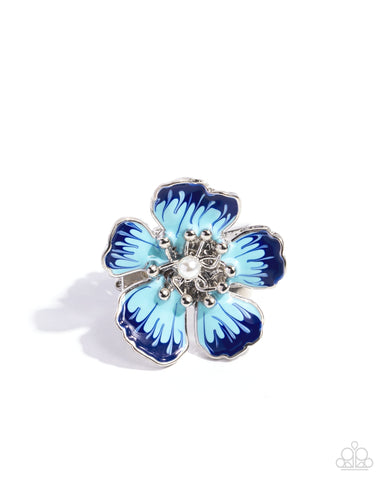 Floral Fit - Blue - Paparazzi Accessories