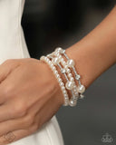 Adorably Amiable - White - Paparazzi Accessories