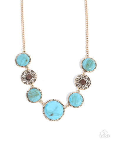 Gentle Glam - Blue - Paparazzi Accessories
