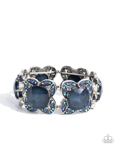 Bandwagon Beauty - Blue - Paparazzi Accessories