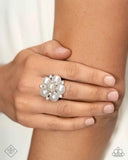 Friendly Flair - White - Paparazzi Accessories