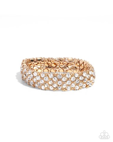 Prismatic Perspective - Gold - Paparazzi Accessories